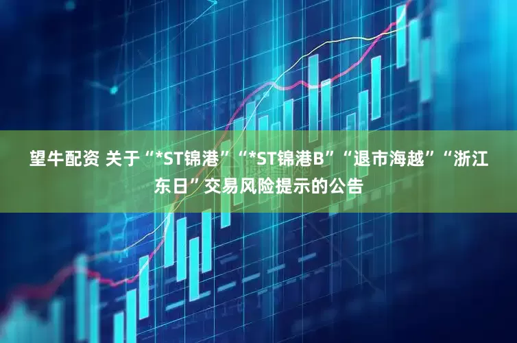 望牛配资 关于“*ST锦港”“*ST锦港B”“退市海越”“浙江东日”交易风险提示的公告
